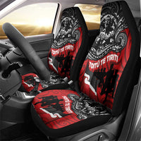 Aotearoa Toitu Te Tiriti Car Seat Cover Honoring Te Tiriti o Waitangi Maori Haka LT03 - Polynesian Pride