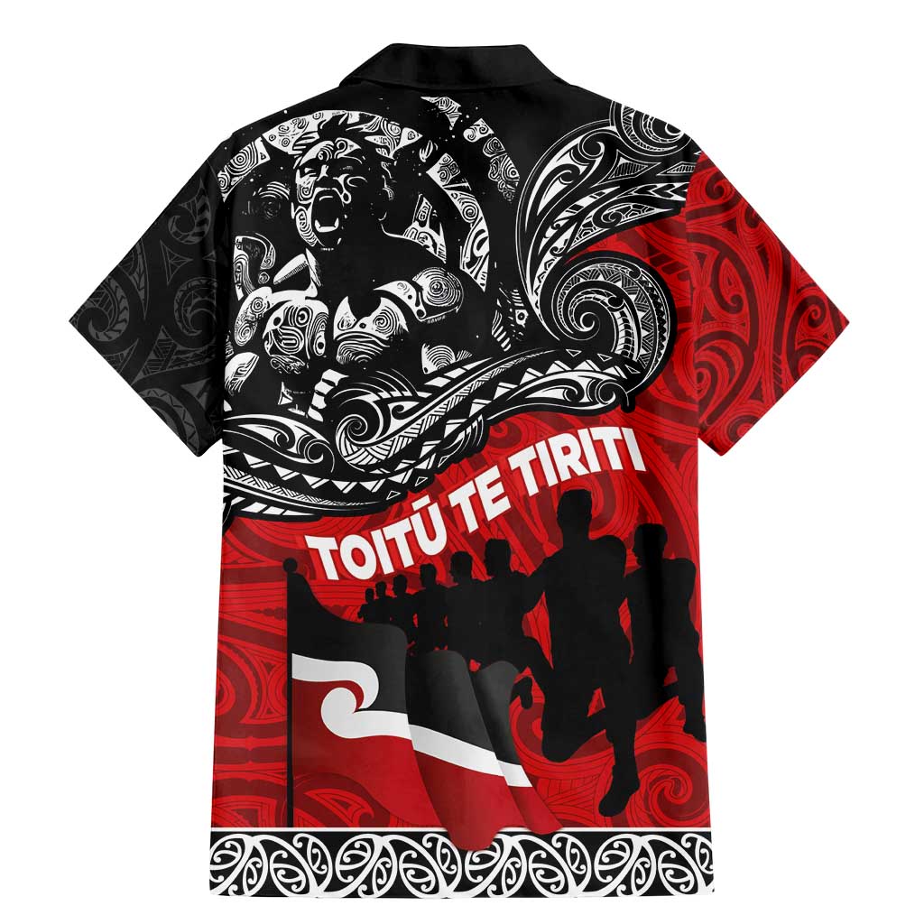 Aotearoa Toitu Te Tiriti Family Matching Mermaid Dress and Hawaiian Shirt Honoring Te Tiriti o Waitangi Maori Haka LT03 - Polynesian Pride