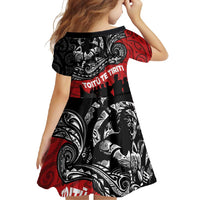 Aotearoa Toitu Te Tiriti Family Matching Summer Maxi Dress and Hawaiian Shirt Honoring Te Tiriti o Waitangi Maori Haka LT03 - Polynesian Pride