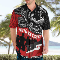 Aotearoa Toitu Te Tiriti Hawaiian Shirt Honoring Te Tiriti o Waitangi Maori Haka LT03 - Polynesian Pride