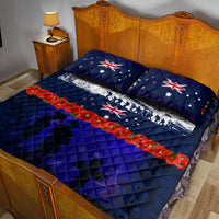 New Zealand and Australia ANZAC Day Quilt Bed Set Lest We Forget Red Poppy Flowers and Soldier LT03 - Polynesian Pride