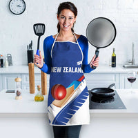 New Zealand Cricket Apron Kiwi Birds Haka Dance Blue Fern Sporty Style LT03 - Polynesian Pride