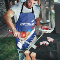 New Zealand Cricket Apron Kiwi Birds Haka Dance Blue Fern Sporty Style LT03 - Polynesian Pride