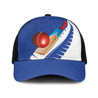 New Zealand Cricket Baseball Net Cap Kiwi Birds Haka Dance Blue Fern Sporty Style LT03 One Size Black Blue - Polynesian Pride