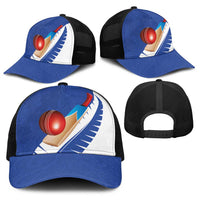 New Zealand Cricket Baseball Net Cap Kiwi Birds Haka Dance Blue Fern Sporty Style LT03 - Polynesian Pride