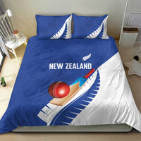 New Zealand Cricket Bedding Set Kiwi Birds Haka Dance Blue Fern Sporty Style LT03 - Polynesian Pride