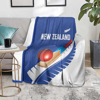 New Zealand Cricket Blanket Kiwi Birds Haka Dance Blue Fern Sporty Style LT03 - Polynesian Pride