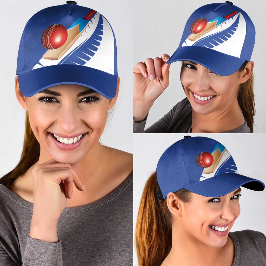 New Zealand Cricket Classic Cap Kiwi Birds Haka Dance Blue Fern Sporty Style LT03 - Polynesian Pride
