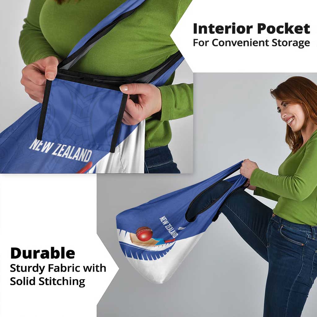 New Zealand Cricket Grocery Bag Kiwi Birds Haka Dance Blue Fern Sporty Style LT03 - Polynesian Pride
