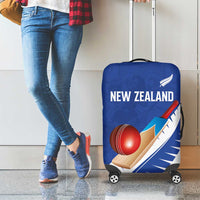 New Zealand Cricket Luggage Cover Kiwi Birds Haka Dance Blue Fern Sporty Style