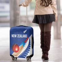 New Zealand Cricket Luggage Cover Kiwi Birds Haka Dance Blue Fern Sporty Style