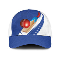 New Zealand Cricket Mesh Trucker Cap Kiwi Birds Haka Dance Blue Fern Sporty Style LT03 One Size White Blue - Polynesian Pride