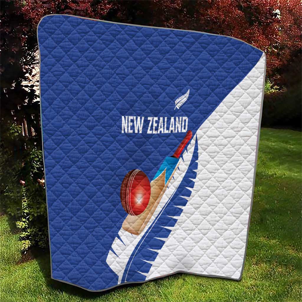 New Zealand Cricket Quilt Kiwi Birds Haka Dance Blue Fern Sporty Style LT03 - Polynesian Pride