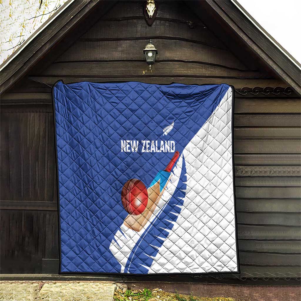 New Zealand Cricket Quilt Kiwi Birds Haka Dance Blue Fern Sporty Style LT03 - Polynesian Pride