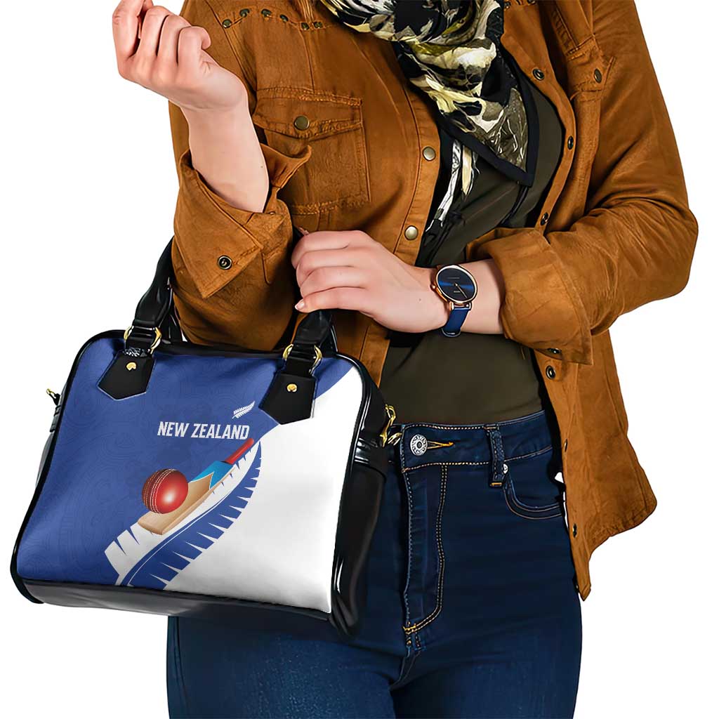 New Zealand Cricket Shoulder Handbag Kiwi Birds Haka Dance Blue Fern Sporty Style LT03 - Polynesian Pride