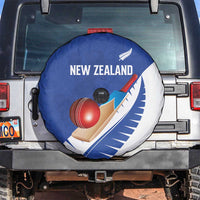 New Zealand Cricket Spare Tire Cover Kiwi Birds Haka Dance Blue Fern Sporty Style LT03 Blue - Polynesian Pride