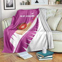 New Zealand Cricket Blanket Kiwi Birds Haka Dance Pink Fern Sporty Style LT03 Pink - Polynesian Pride