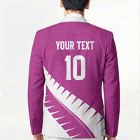 Custom New Zealand Cricket Blazer Kiwi Birds Haka Dance Pink Fern Sporty Style LT03 - Polynesian Pride