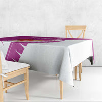 New Zealand Cricket Tablecloth Kiwi Birds Haka Dance Pink Fern Sporty Style LT03 - Polynesian Pride