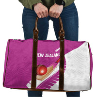New Zealand Cricket Travel Bag Kiwi Birds Haka Dance Pink Fern Sporty Style LT03 Pink - Polynesian Pride