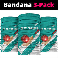 New Zealand Cricket Neck Gaiter Kiwi Birds Haka Dance Turquoise Fern Sporty Style LT03 package One Size: 25*50cm Turquoise - Polynesian Pride