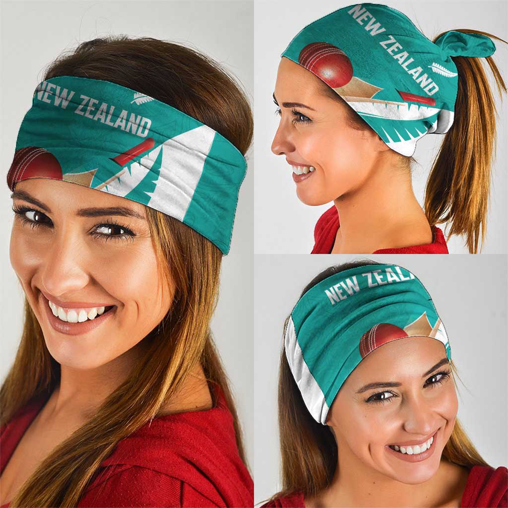 New Zealand Cricket Neck Gaiter Kiwi Birds Haka Dance Turquoise Fern Sporty Style LT03 - Polynesian Pride