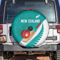 New Zealand Cricket Spare Tire Cover Kiwi Birds Haka Dance Turquoise Fern Sporty Style LT03 Turquoise - Polynesian Pride