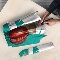 New Zealand Cricket Umbrella Kiwi Birds Haka Dance Turquoise Fern Sporty Style