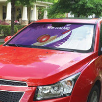 New Zealand Cricket Auto Sun Shade Kiwi Birds Haka Dance Purple Fern Sporty Style LT03 - Polynesian Pride