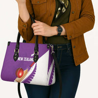 New Zealand Cricket Leather Bag Kiwi Birds Haka Dance Purple Fern Sporty Style LT03 - Polynesian Pride