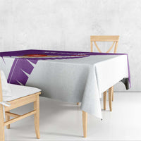 New Zealand Cricket Tablecloth Kiwi Birds Haka Dance Purple Fern Sporty Style LT03 - Polynesian Pride