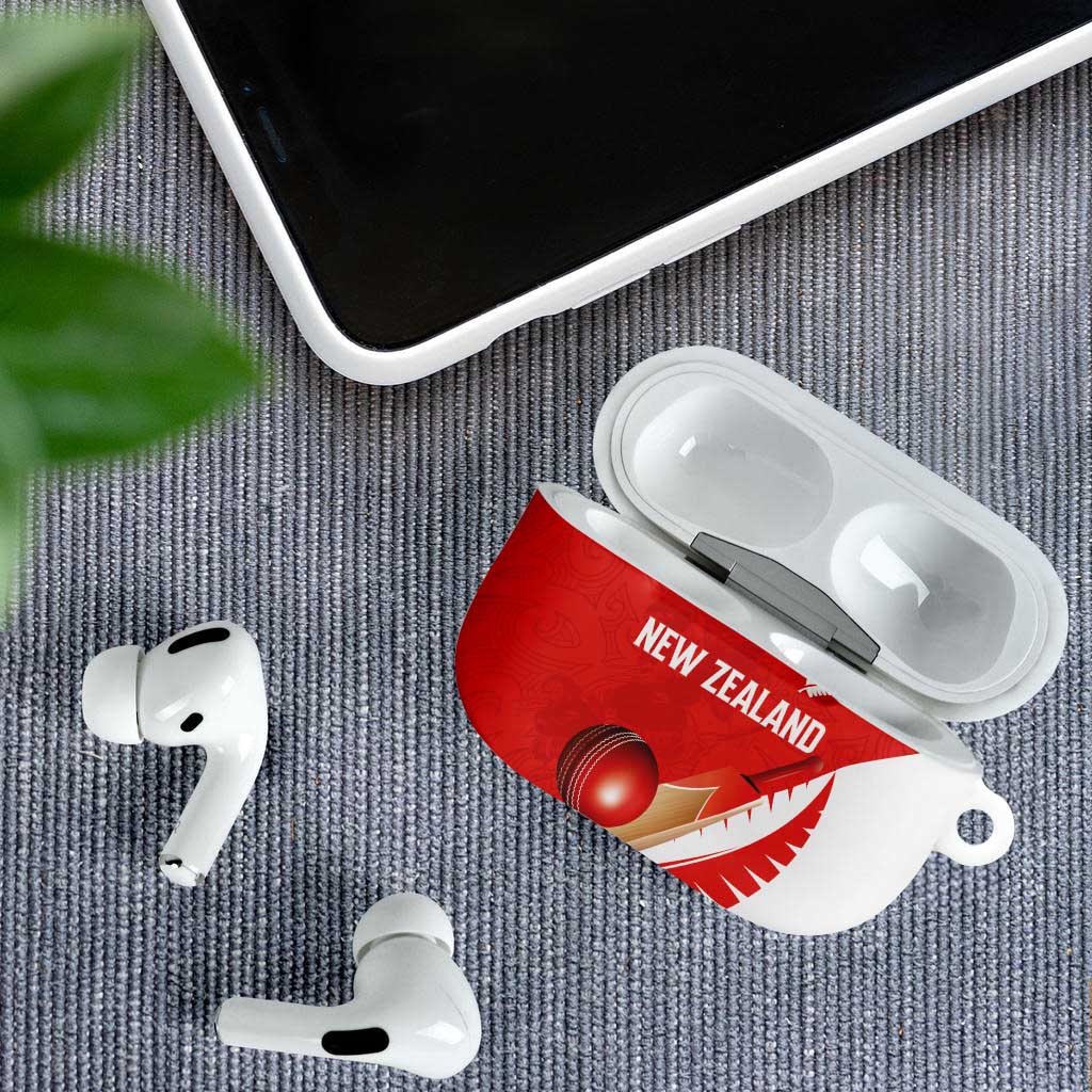 New Zealand Cricket AirPods Case Kiwi Birds Haka Dance Red Fern Sporty Style LT03 - Polynesian Pride