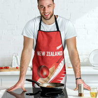 New Zealand Cricket Apron Kiwi Birds Haka Dance Red Fern Sporty Style LT03 - Polynesian Pride