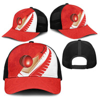 New Zealand Cricket Baseball Net Cap Kiwi Birds Haka Dance Red Fern Sporty Style LT03 - Polynesian Pride