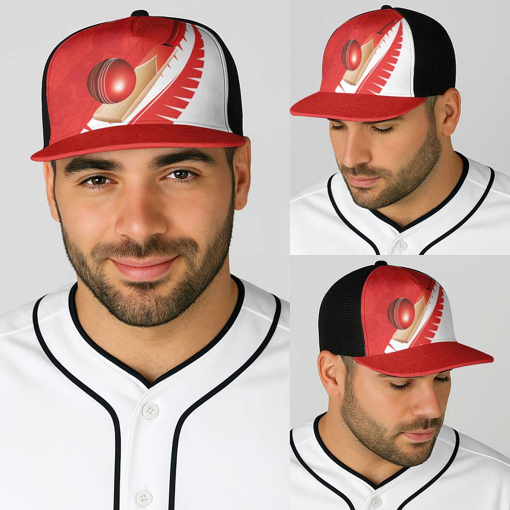 New Zealand Cricket Baseball Net Cap Kiwi Birds Haka Dance Red Fern Sporty Style LT03 - Polynesian Pride