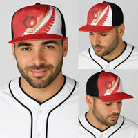 New Zealand Cricket Baseball Net Cap Kiwi Birds Haka Dance Red Fern Sporty Style LT03 - Polynesian Pride