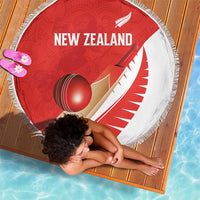 New Zealand Cricket Beach Blanket Kiwi Birds Haka Dance Red Fern Sporty Style LT03 - Polynesian Pride