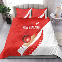 New Zealand Cricket Bedding Set Kiwi Birds Haka Dance Red Fern Sporty Style LT03 - Polynesian Pride