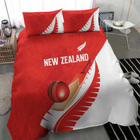 New Zealand Cricket Bedding Set Kiwi Birds Haka Dance Red Fern Sporty Style LT03 - Polynesian Pride