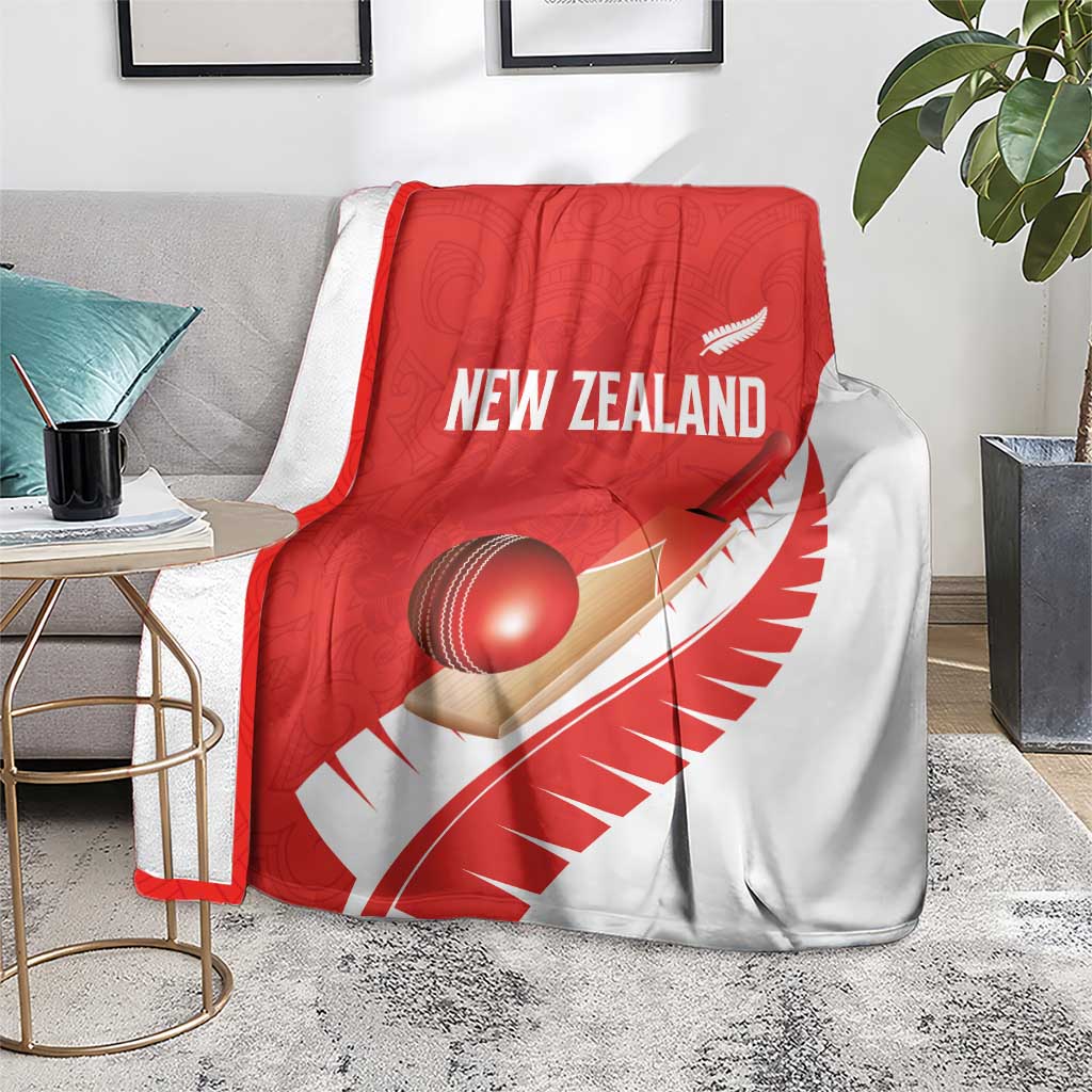 New Zealand Cricket Blanket Kiwi Birds Haka Dance Red Fern Sporty Style LT03 - Polynesian Pride