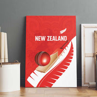 New Zealand Cricket Canvas Wall Art Kiwi Birds Haka Dance Red Fern Sporty Style LT03 - Polynesian Pride