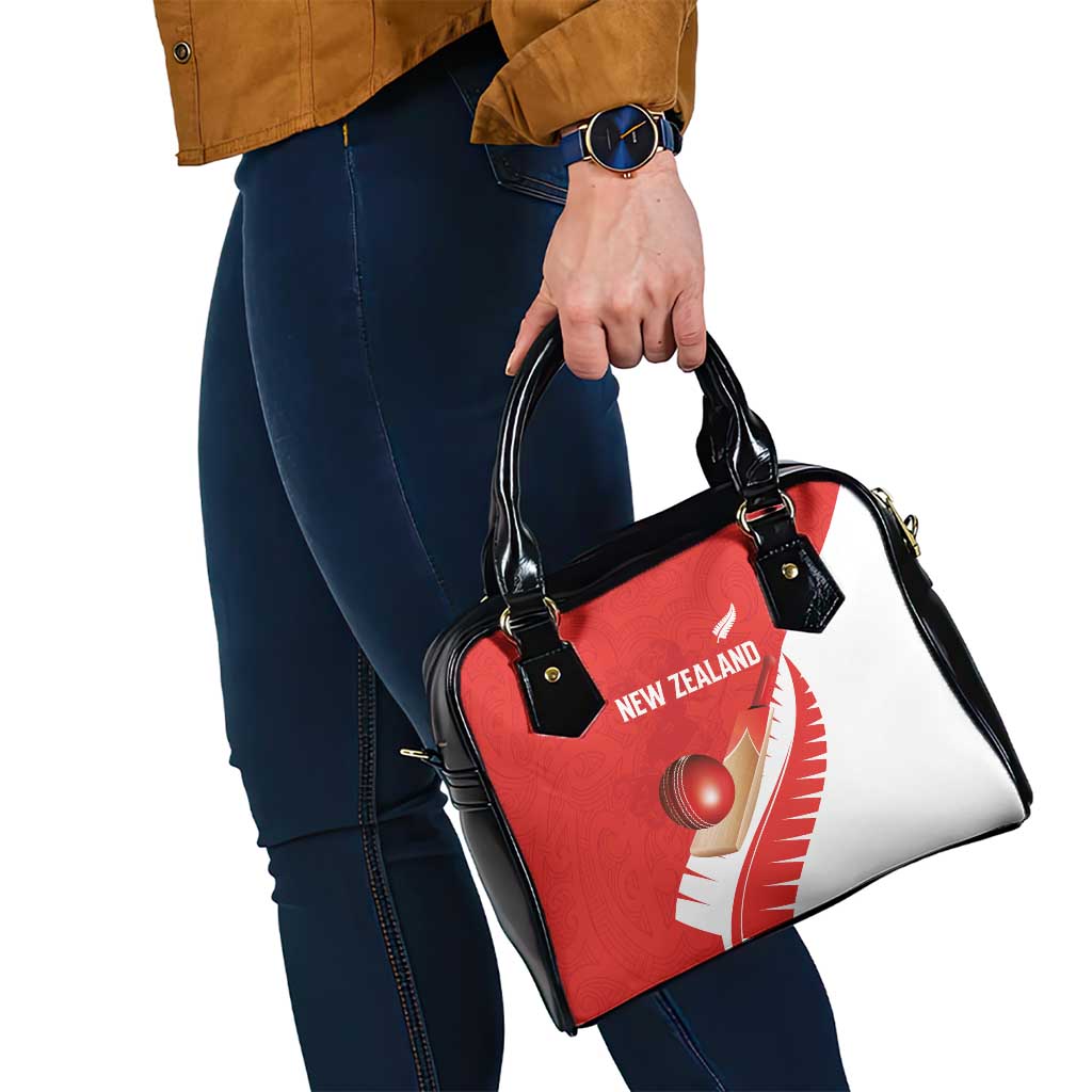 New Zealand Cricket Shoulder Handbag Kiwi Birds Haka Dance Red Fern Sporty Style LT03 - Polynesian Pride
