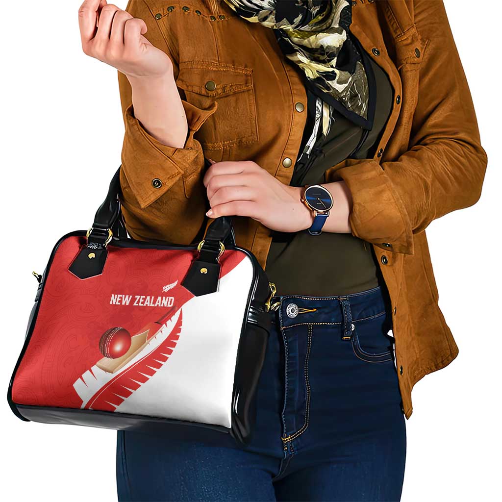 New Zealand Cricket Shoulder Handbag Kiwi Birds Haka Dance Red Fern Sporty Style LT03 - Polynesian Pride