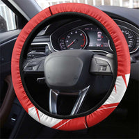 New Zealand Cricket Steering Wheel Cover Kiwi Birds Haka Dance Red Fern Sporty Style LT03 - Polynesian Pride