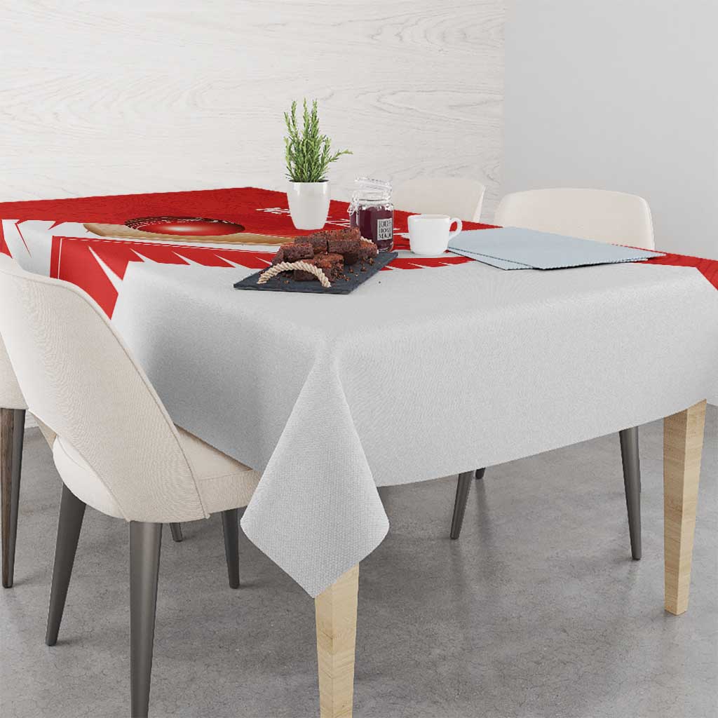 New Zealand Cricket Tablecloth Kiwi Birds Haka Dance Red Fern Sporty Style LT03 - Polynesian Pride