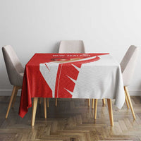 New Zealand Cricket Tablecloth Kiwi Birds Haka Dance Red Fern Sporty Style LT03 - Polynesian Pride