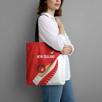 New Zealand Cricket Tote Bag Kiwi Birds Haka Dance Red Fern Sporty Style LT03 - Polynesian Pride
