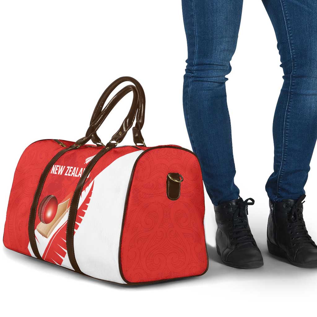 New Zealand Cricket Travel Bag Kiwi Birds Haka Dance Red Fern Sporty Style LT03 - Polynesian Pride