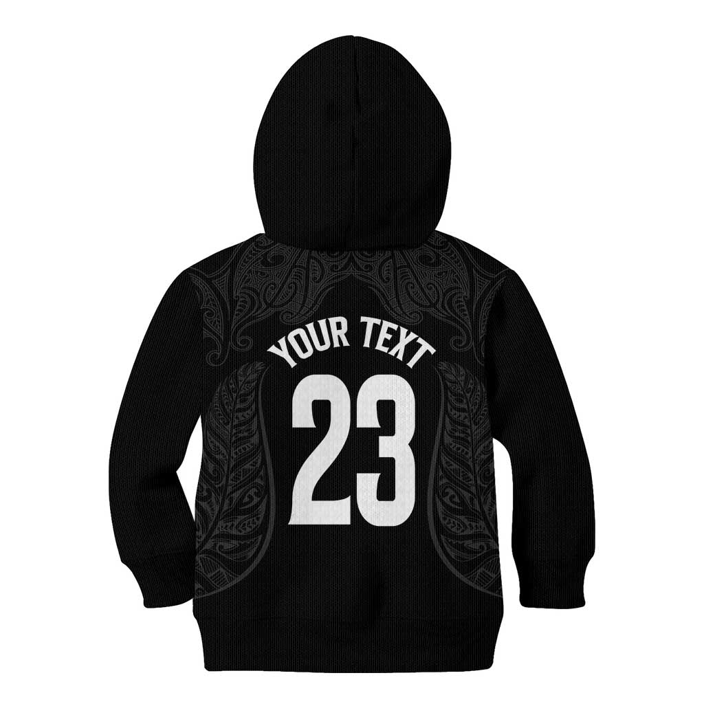 New Zealand Basketball Ta Moko Tribal Custom Kid Hoodie LT03 - Polynesian Pride