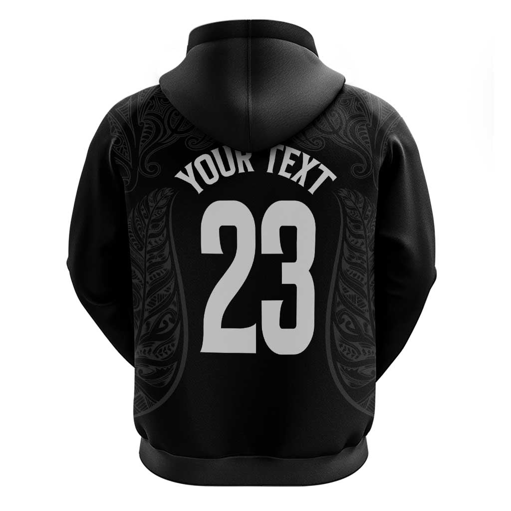 New Zealand Basketball Ta Moko Tribal Custom Zip Hoodie LT03 - Polynesian Pride